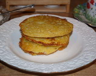 Драники с курицей