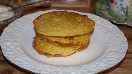 Драники с курицей