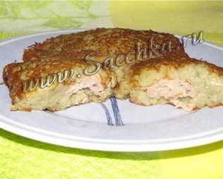 Драники с мясом