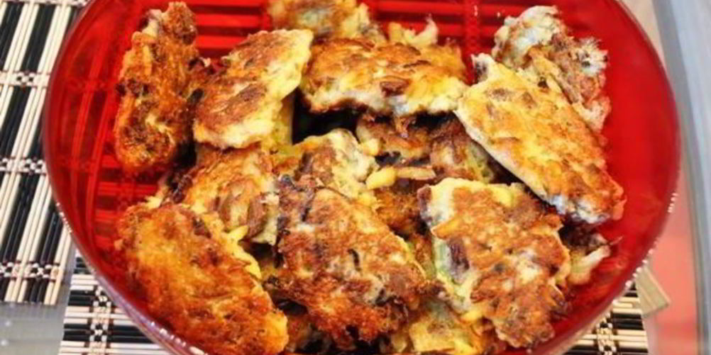 Рецепт драников с телятиной и твердым сыром