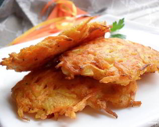 Драники с ветчиной и сыром