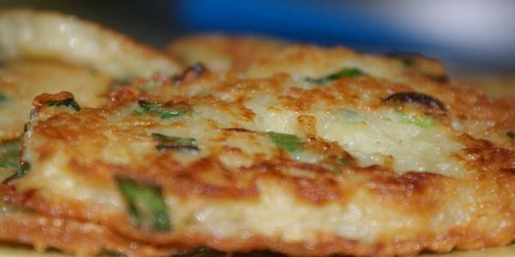 Рецепт драников с зеленым луком