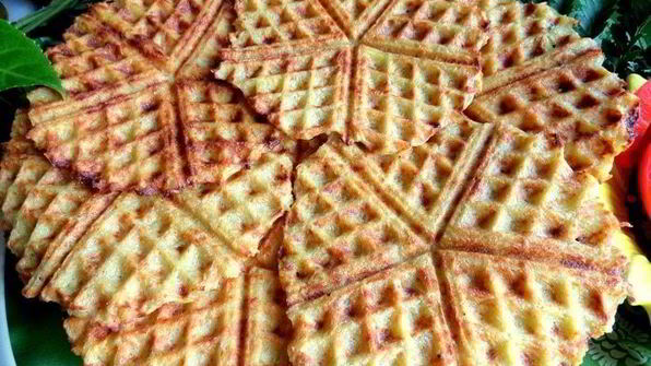 драники в вафельнице