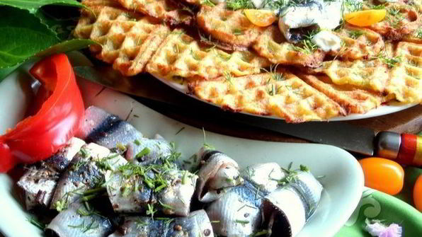 драники в вафельнице