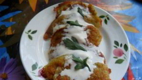 картофельно-кабачковые драники