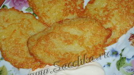 Картофельные драники постные
