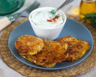 Картофельные драники с сыром