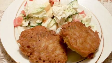 Колдуны из картофеля с фаршем