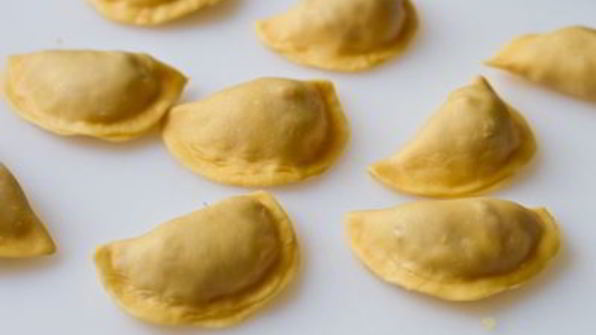 мучные колдуны с грудинкой