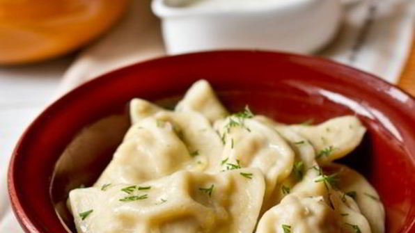 мучные колдуны с грудинкой