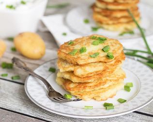 Постные драники из картошки