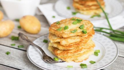 Постные драники из картошки