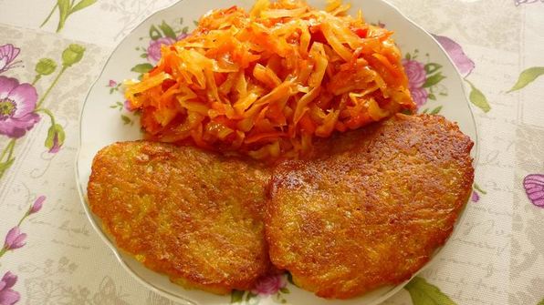 постные драники