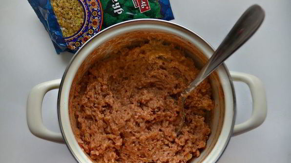 фрикадельки из булгура в томатном соусе