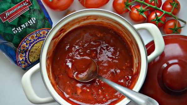 фрикадельки из булгура в томатном соусе