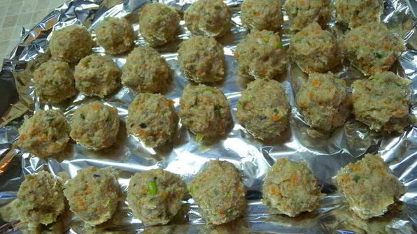 фрикадельки из индейки и стручковой фасоли