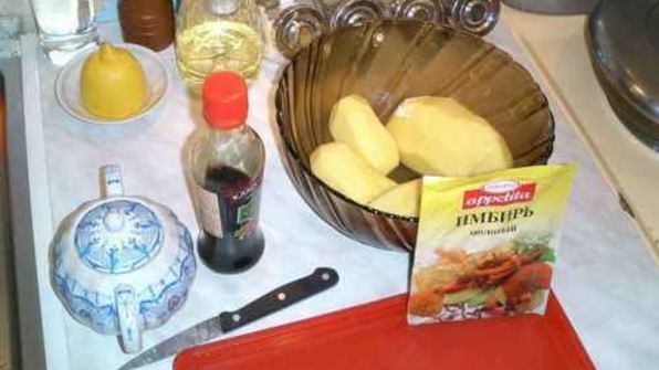 фрикадельки с печеным картофелем