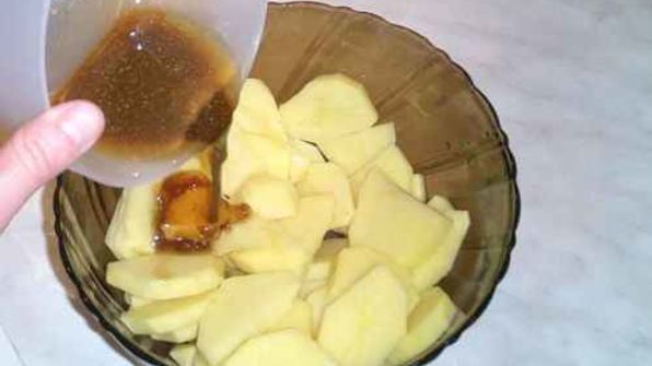 фрикадельки с печеным картофелем