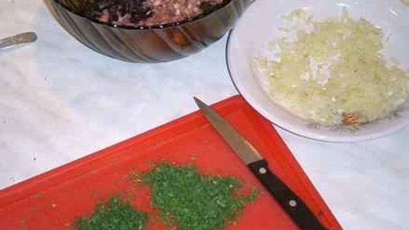 фрикадельки с печеным картофелем