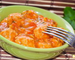 Фрикадельки в остром соусе