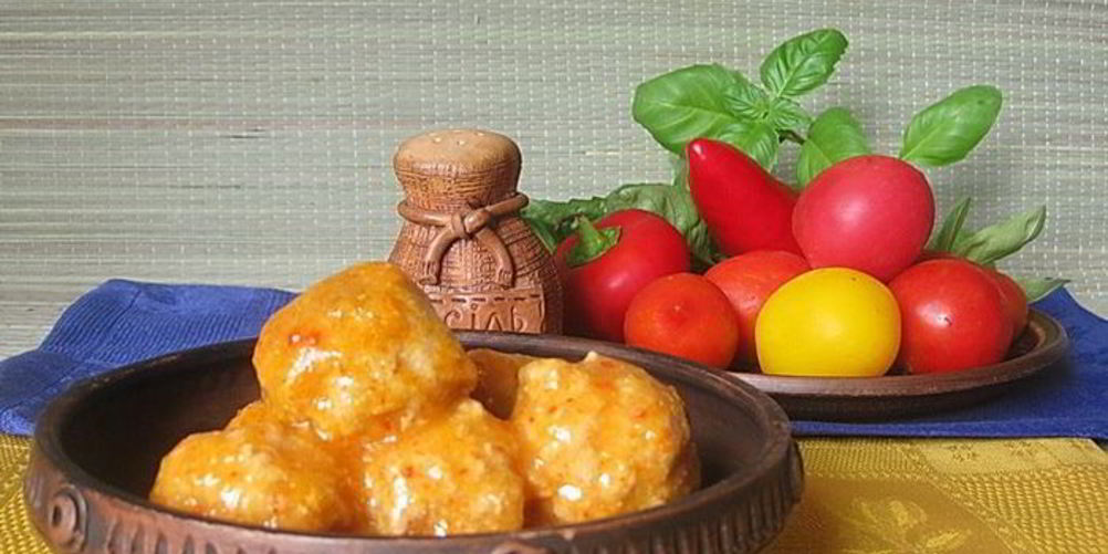 Рецепт фрикаделек в овощном соусе