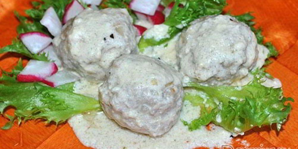 Рецепт фрикаделек в сливочно-сырном соусе