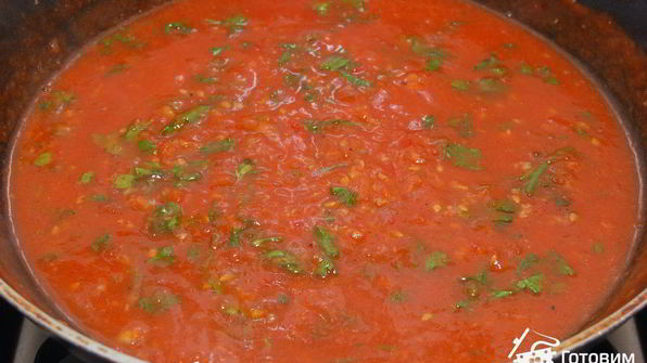 фрикадельки в томатном соусе