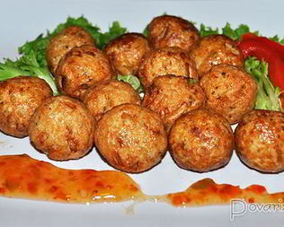 Куриные фрикадельки во фритюре