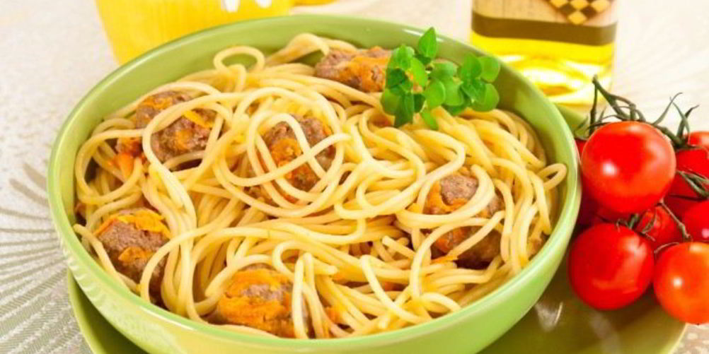 Рецепт макарон с фрикадельками