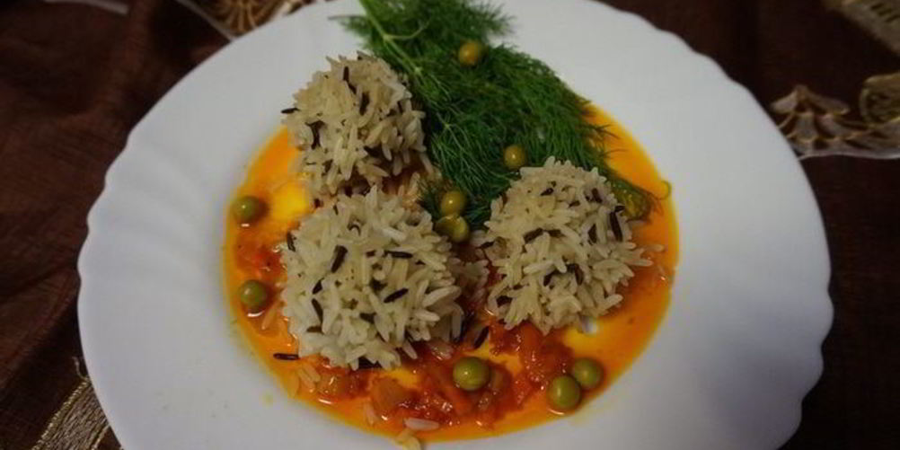 Рецепт паровых фрикаделек с рисом