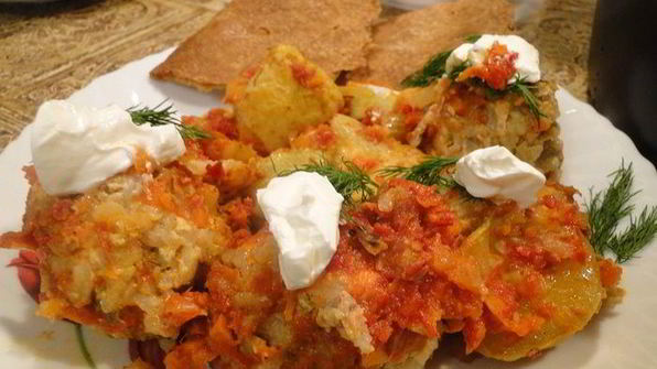 загипнотизированные фрикадельки из лосося