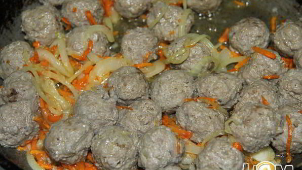 закуска из грибов с фрикадельками