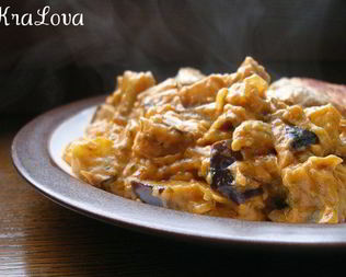 Гарнир из баклажанов