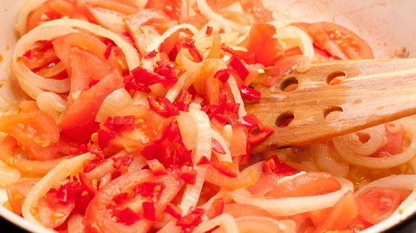 гарнир из запеченных перцев