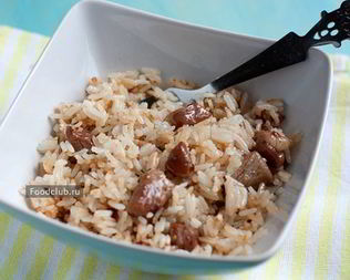 Бабушкин рис со свининой