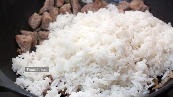 бабушкин рис со свининой