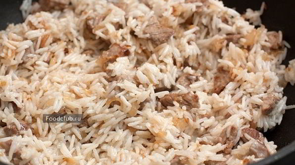 бабушкин рис со свининой