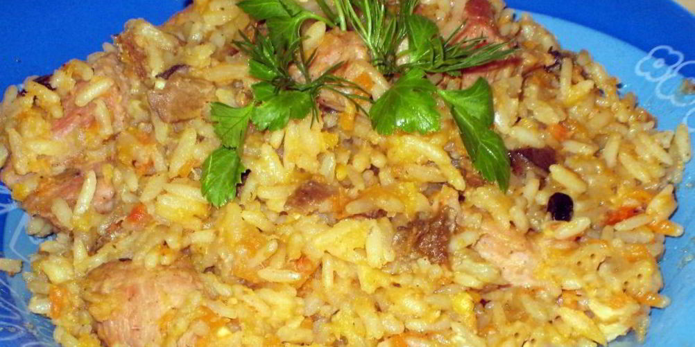 Рецепт чечевицы с рисом, грибами и морковью