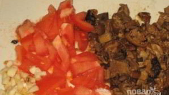 чечевица с рисом, грибами и морковью