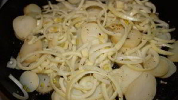 картофель по-лионски