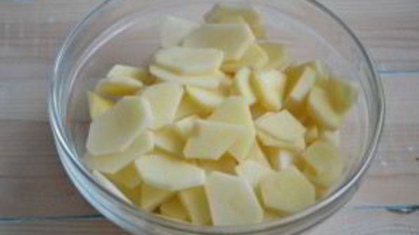 картофель под соусом бешамель