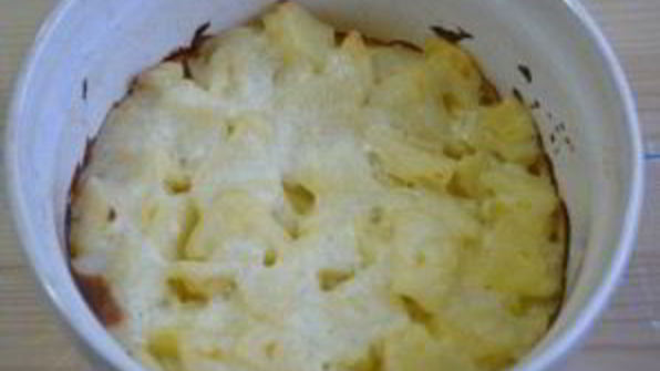 картофель под соусом бешамель