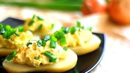 Картофель под соусом