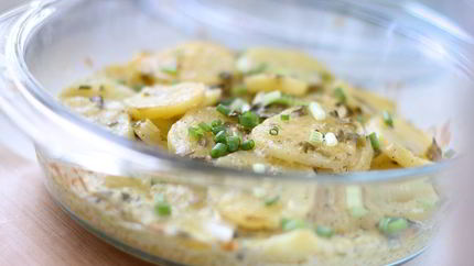 Картофель под сыром