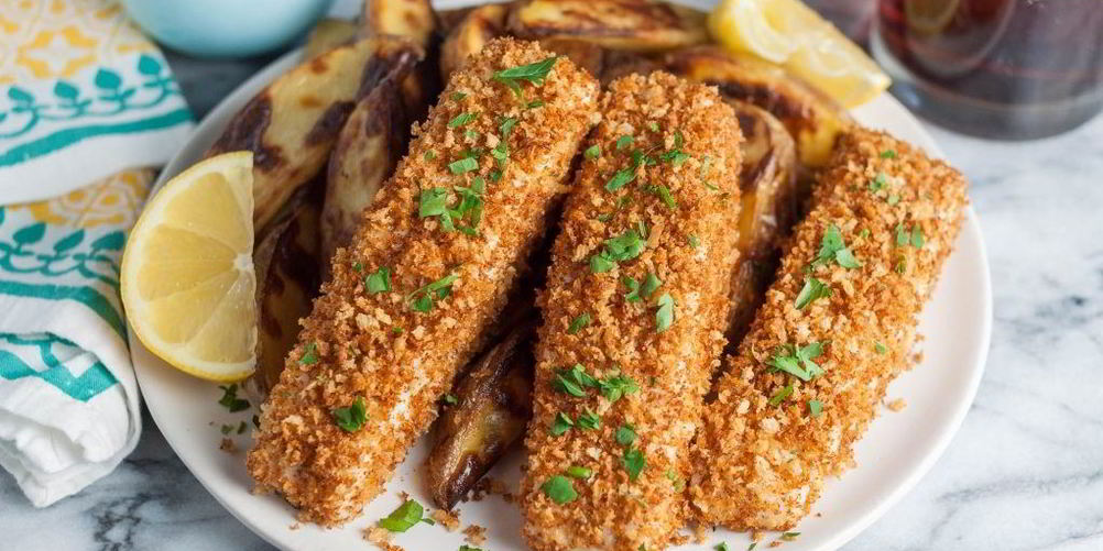 Рецепт картофеля с рыбой в духовке