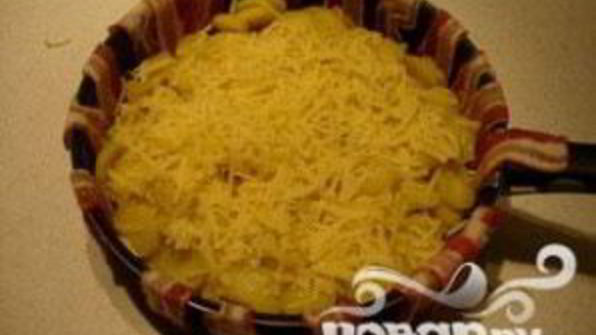 картофель в беконе