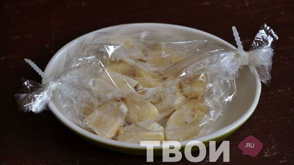 картофель в рукаве