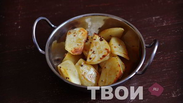 картофель в рукаве