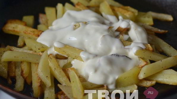 картофель в сметане