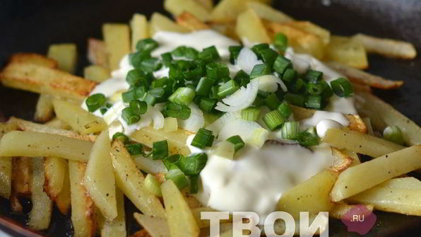 картофель в сметане